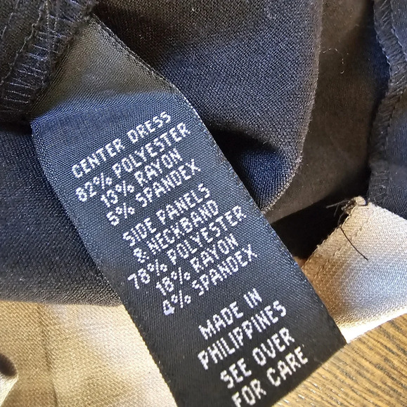 BCX Black and Tan Colorblock Sleeveless Dress Size Women's 7 - Picture 11 of 11